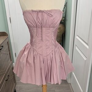 Windsor Strapless Mauve Dress
